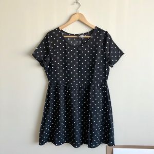 HM: heart patterned dress